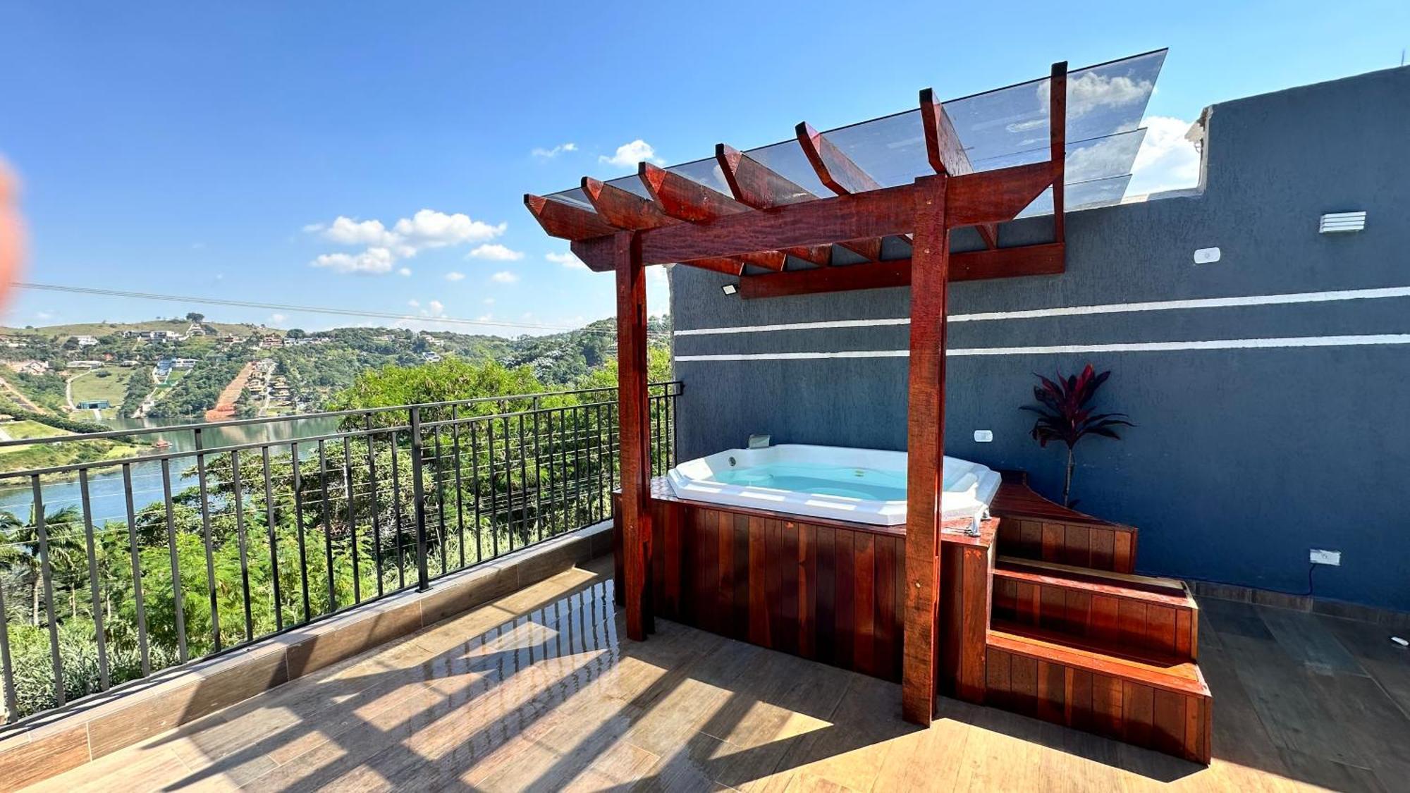 Chacara Gama Em Condominio Igarata-Sp - Jacuzzi Com Hidromassagem, Piscina E Sauna Extérieur photo
